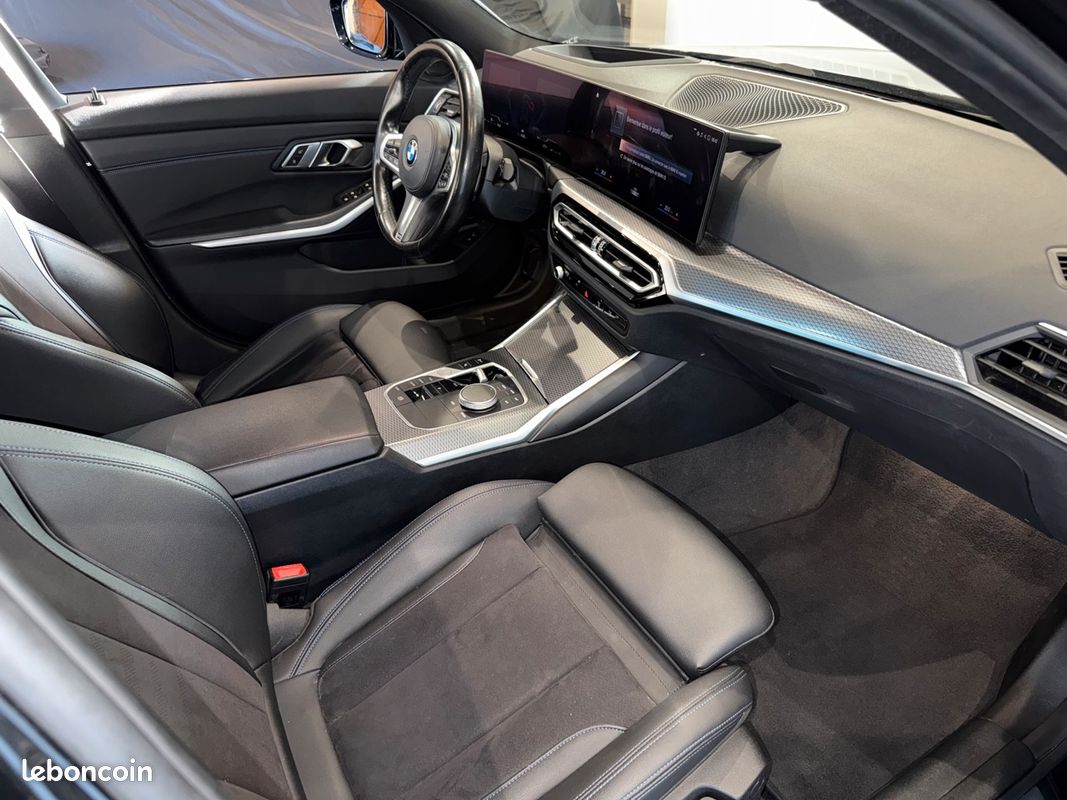 BMW 2.0L 316d LCI Touring M Sport - ATTELAGE - HUD - 1ère main Origine FRANCE - Phares LED - CarPlay - Caméra - Sièges Sport - Coffre électrique - DISPO Phase 2 (image 6)