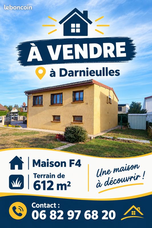 Maison 5 pièces 75 m² · à Darnieulles · 75 m² · 160 000 €