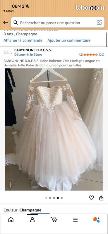 Robe mariage enfant (image 2)