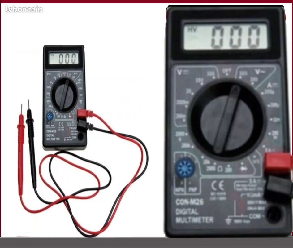 Multimetre Testeur de tension Electrique (image 1)
