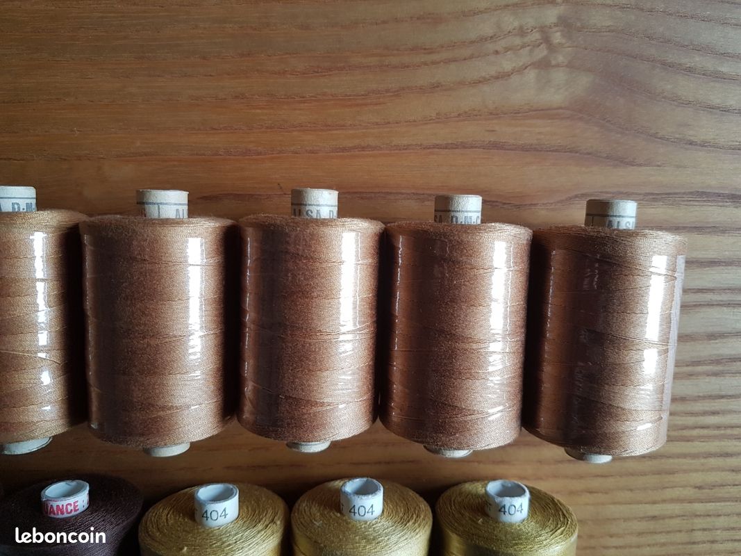 Neuf lot ancien fil Alsa Dmc Nuance ancienne mercerie bobine neuve coton couture couturière vintage loisir créatif polyester singer pfaff machine à coudre (image 3)
