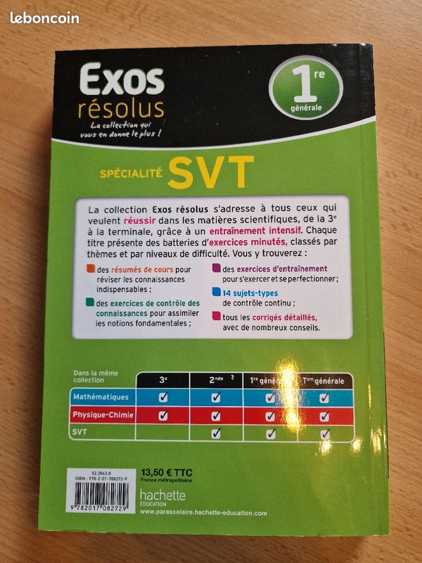 Exos résolus SVT 1ère (image 2)