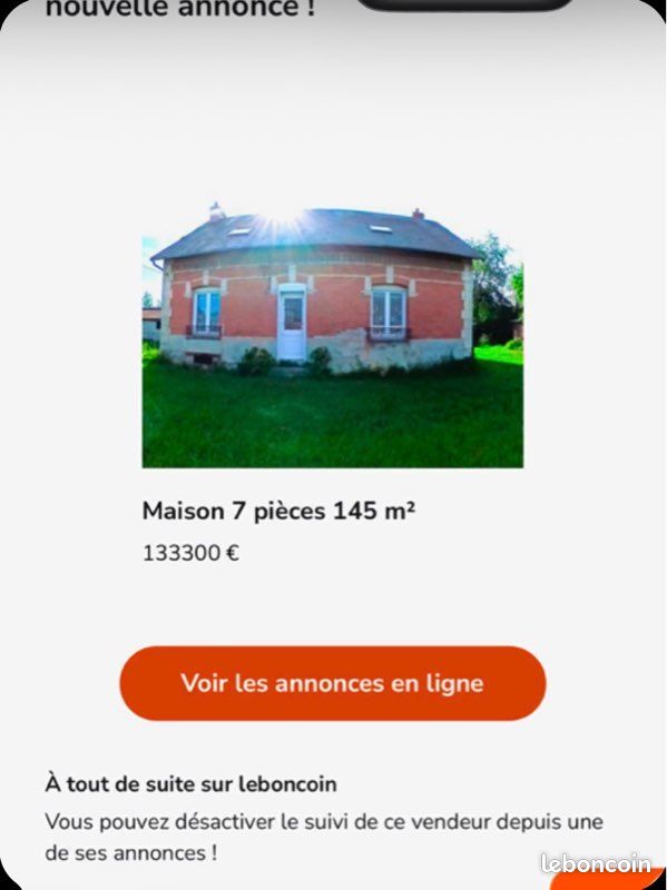 Maison 7 pièces 144 m² · à Guny · 144 m² · 133 300 €