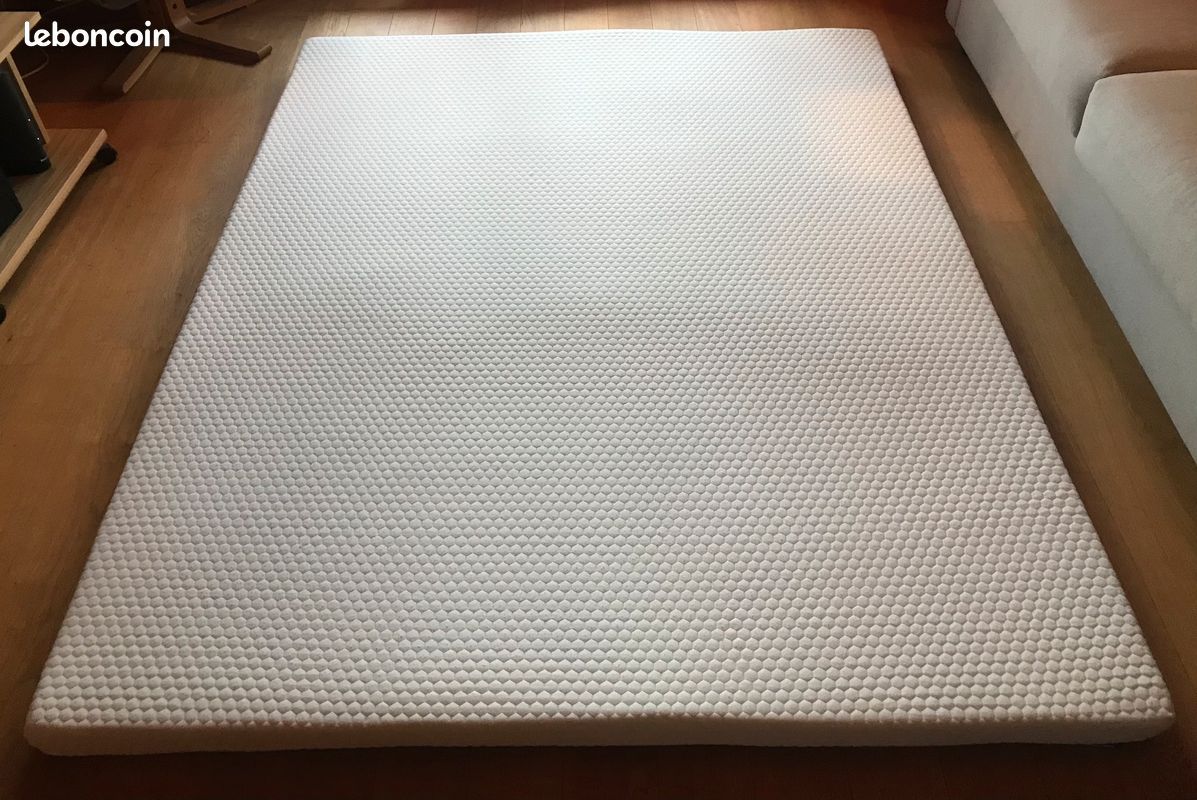 Surmatelas Bambou HYPNIA 160x200 mémoire de forme (image 4)