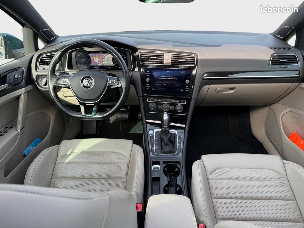 Volkswagen GOLF 7 CARAT 2.0 TDI 150 DSG TOIT COCKPIT DYNAUDIO CUIR LED (image 10)