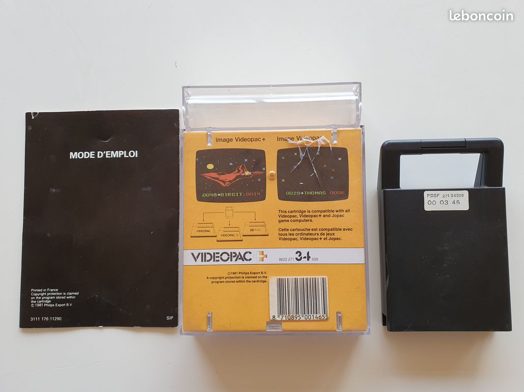 Jeu Satellite Attack – Philips Videopac G7000 – Bon état