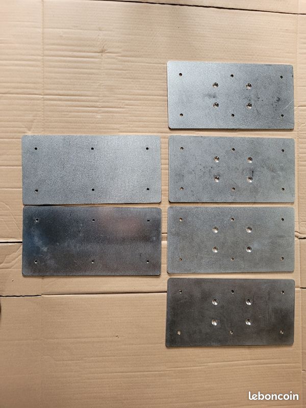 Plaque inox 200mm x400mm chutes (image 1)