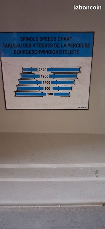 Perceuse a colonne DELTA 220V (image 3)