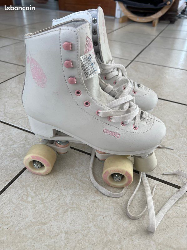 Patin Quad Roller Quad 100 Roulettes Roller Taille 37 Patin à