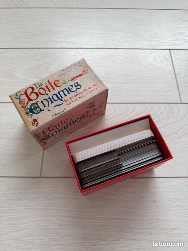 Jeux de société Marabout La Boite à Enigmes qui met vos neurones à l'épreuve (image 1)