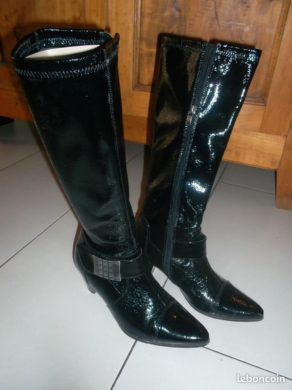 Bottes noires femme (image 3)