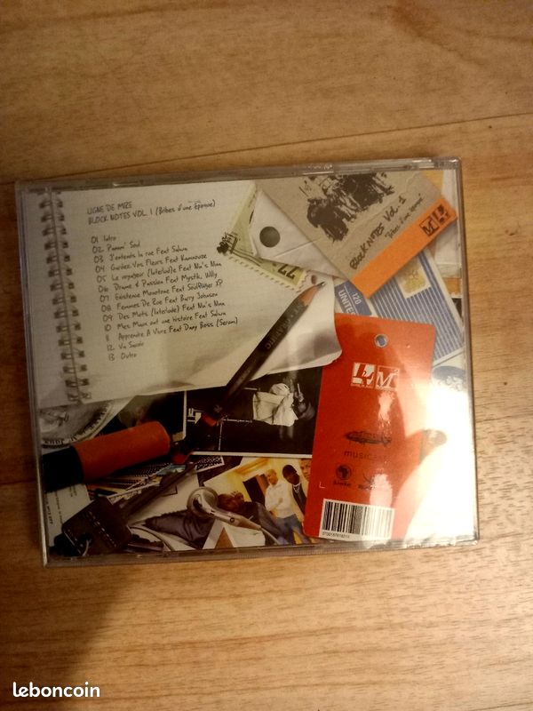 Cd rap Ligne 2 Mire Block note volume 1 (image 2)