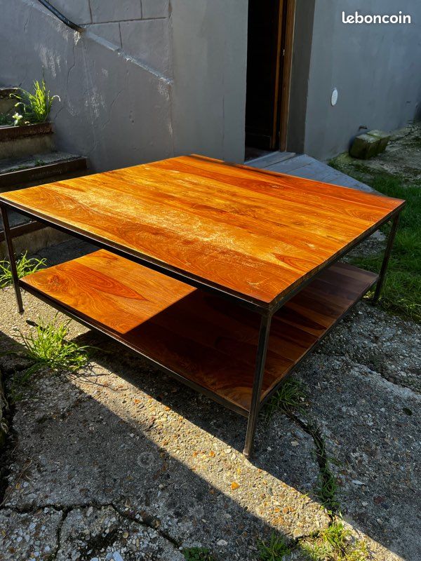 Table basse maison du monde bois fer (image 2)