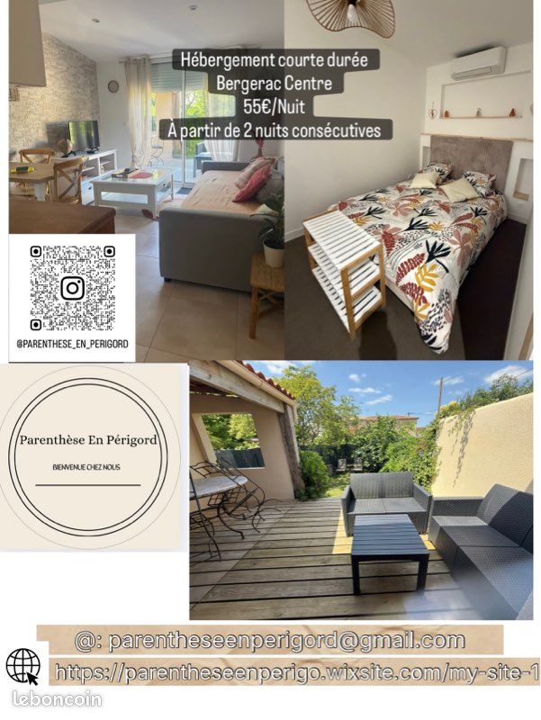 Location vacances courtes durée bergerac (image 1)