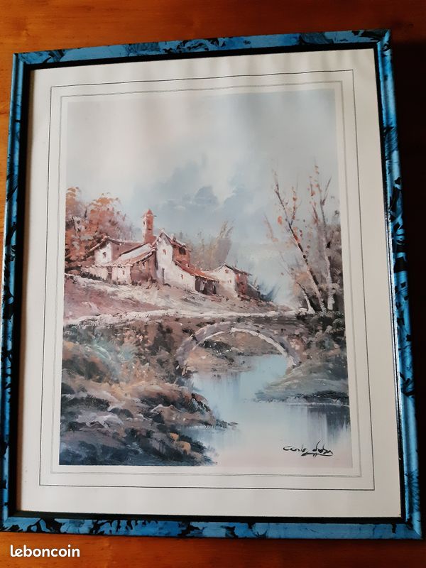 Aquarelle paysage de montagne (image 1)
