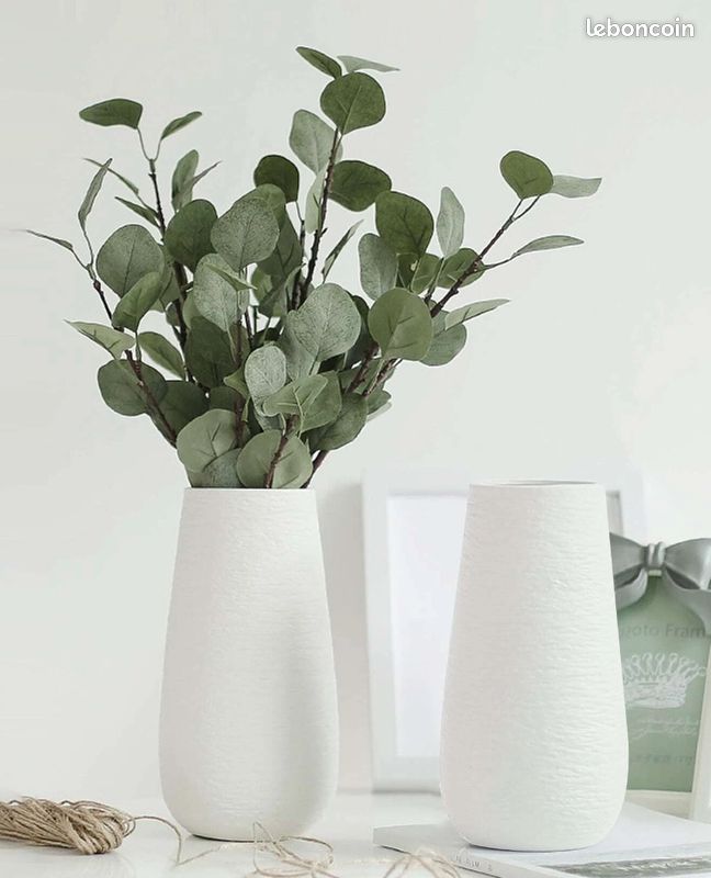 1 pièce Vase unicolore fleur moderne porcelaine pour fleur pour domicile (image 3)