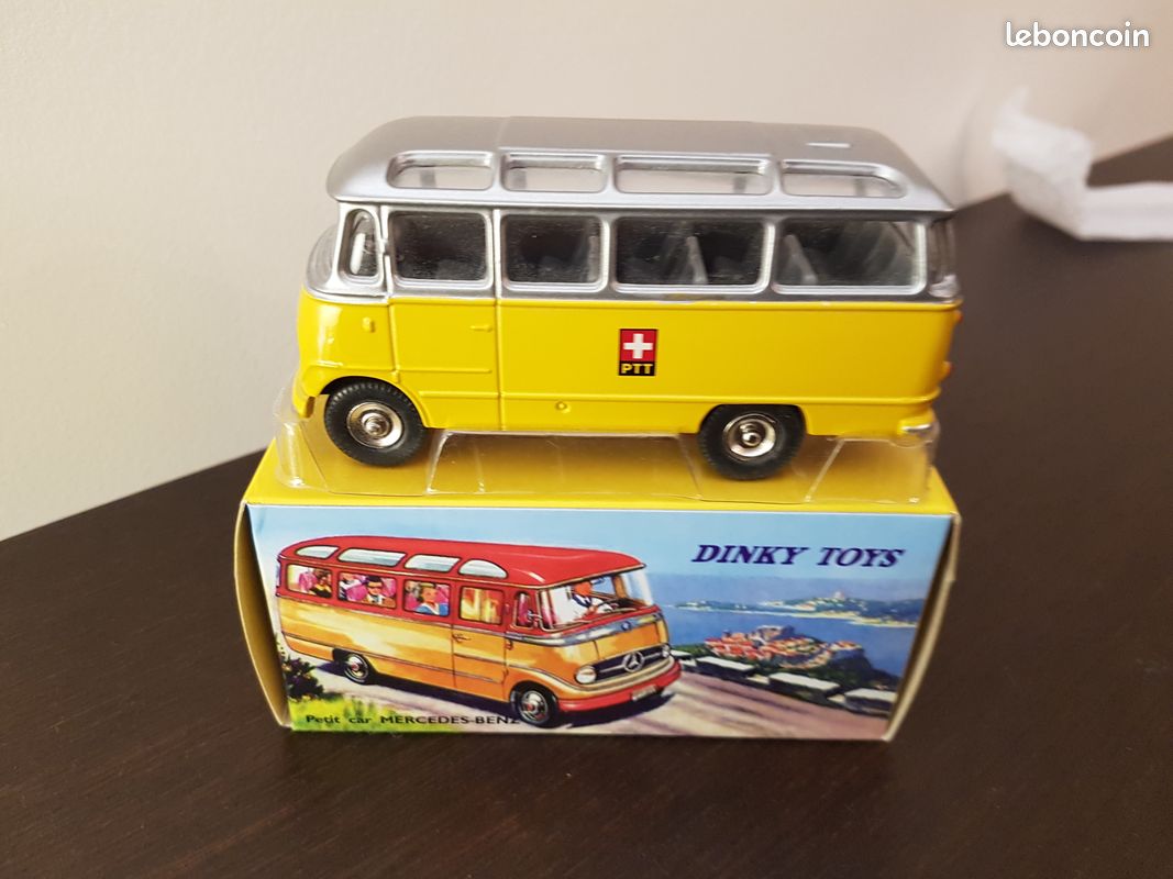 Camionnette Postale Suisse Dinky Toys Atlas - Modèle 541 Mercedes-Benz, Occasion