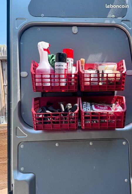 Pack De 2 Supports Muraux Milwaukee Packout – Organisateur D’outils En Plastique Noir