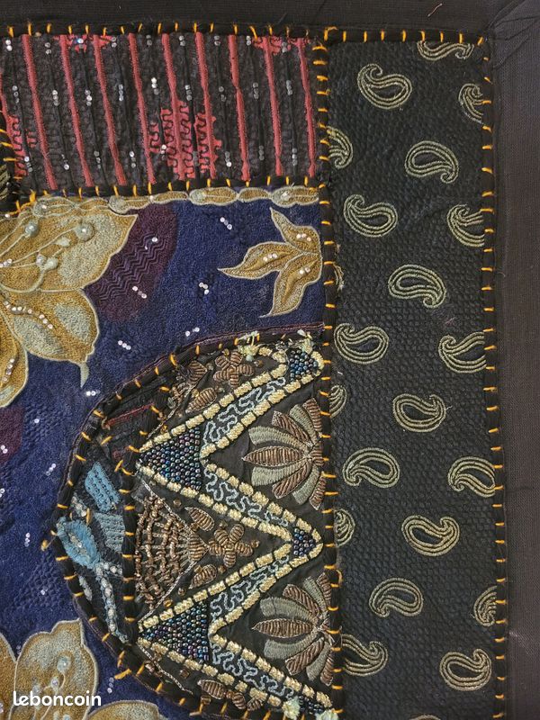 Art indien : tenture murale patchwork (image 6)