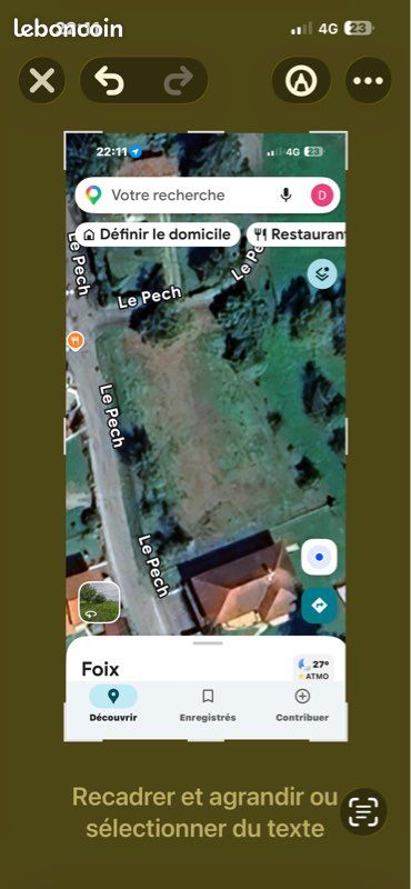 Terrain Constructible à vendre · à Saint-Pierre-de-Rivière · 75 000 €