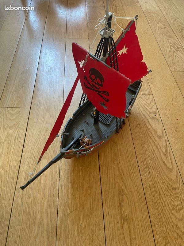 Bateau pirate Playmobil vintage (image 1)