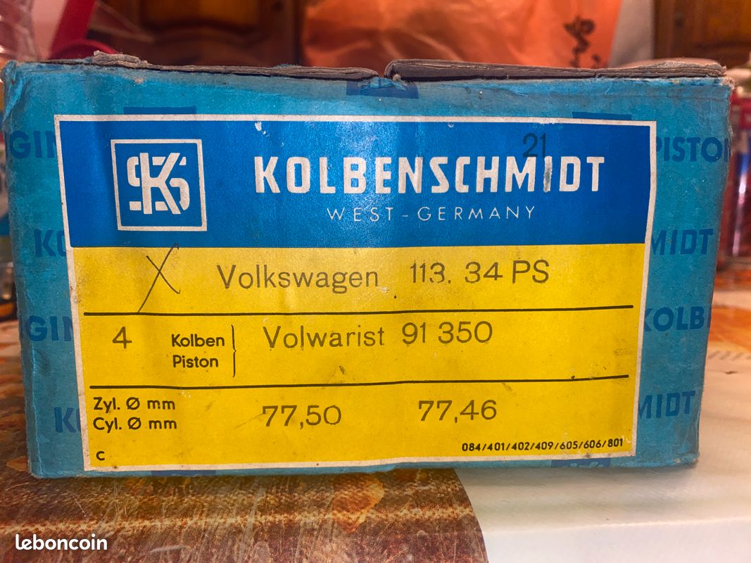Kit piston kolbenschmidt Cox 1200 (image 1)
