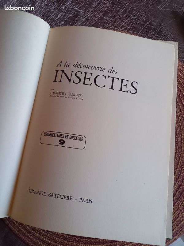 Livre documentaire sur les insectes (image 2)