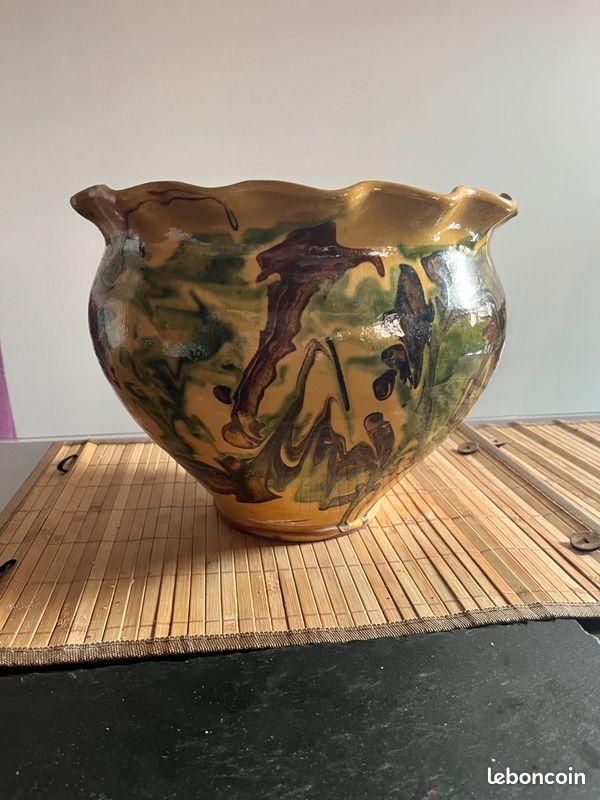 Grand pot / cache pot céramique (image 1)
