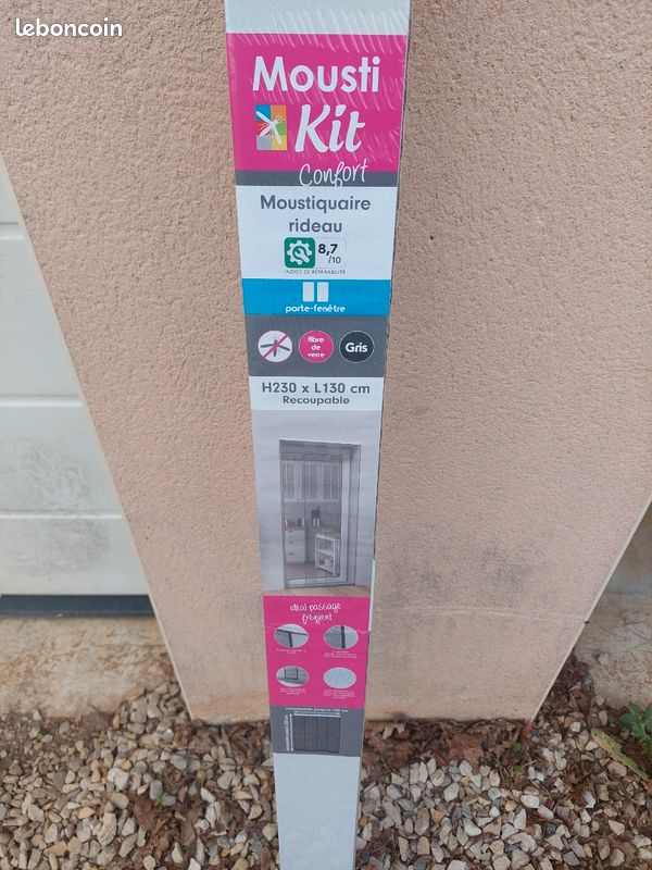 Moustiquaire moustikit 130x230 bandes neuve sous blister (image 1)