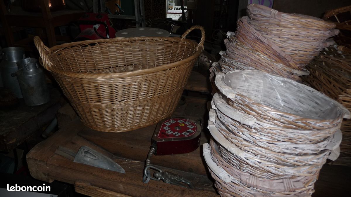 Différents paniers en osier (image 3)