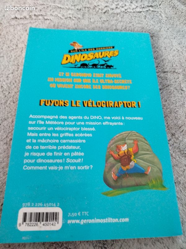 Fuyons le Velociraptor / Geronimo Stilton (image 2)