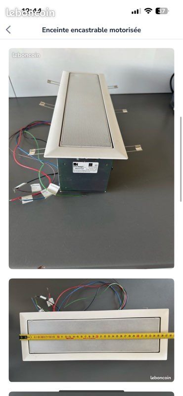 Enceintes encastrables KEF UniQ encastré intégration coaxial