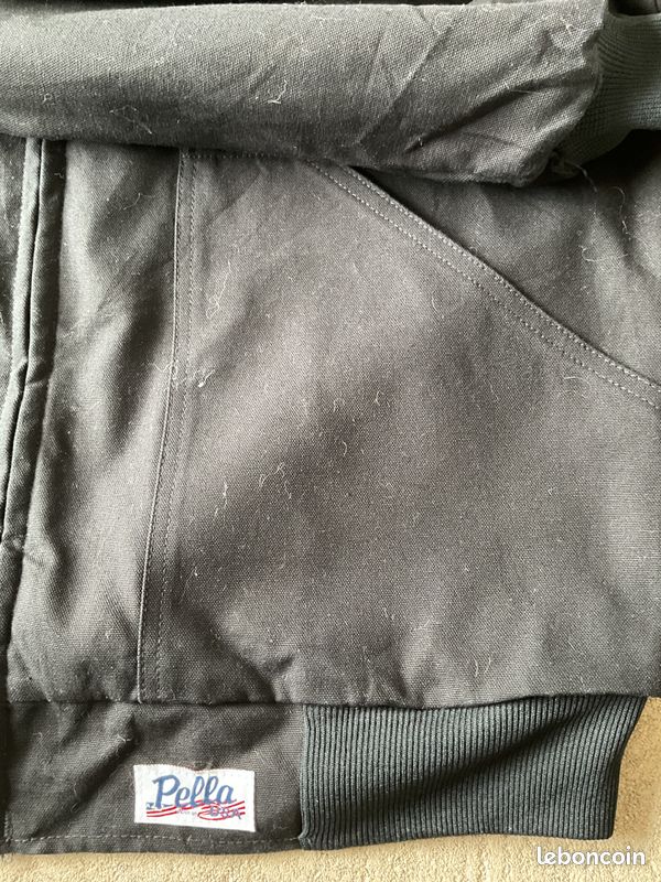 Veste de travail Pella vintage, taille L noire (image 4)