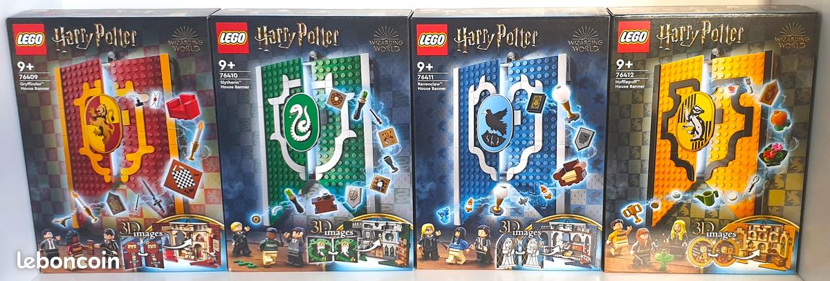 76409 - 76410 - 76411 - 76412 - LEGO Harry Potter - Les blasons des maisons de Poudlard (image 1)