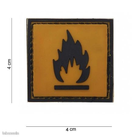 Patch 3D PVC Flammable (image 1)