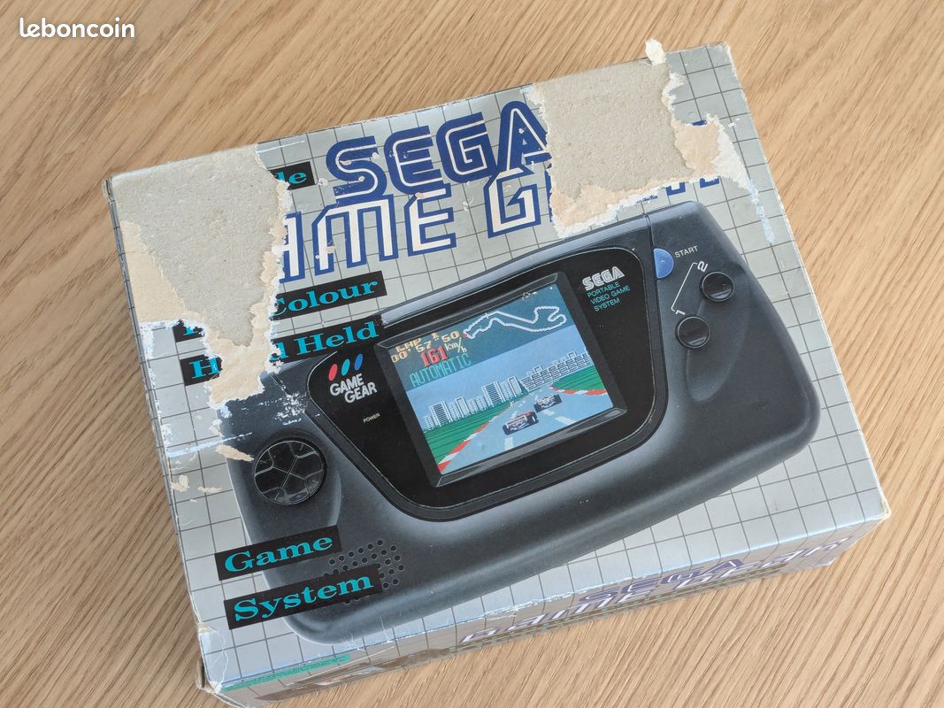 Console SEGA Game Gear + mallette + battery pack + 3 jeux (Astérix / Donald Duck / Columns) - Consoles