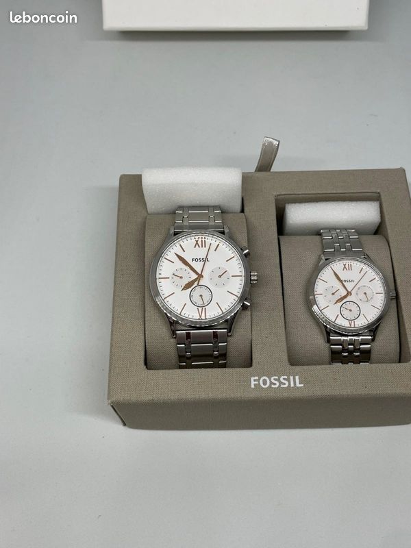 Montre Automatique Homme Đồng Hồ Cặp Đôi Fossil BQ2468SET Montre Homme