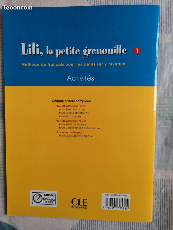Lili la petite grenouille, cahier d'activités 1 (image 2)