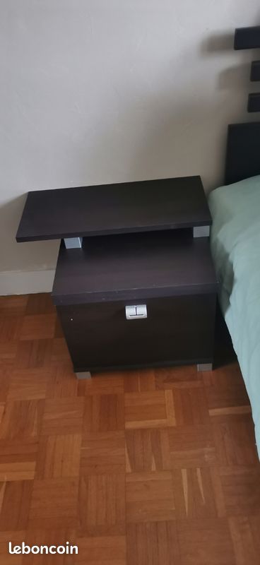 Ensemble chambre armoire lit commode table de chevet (image 12)