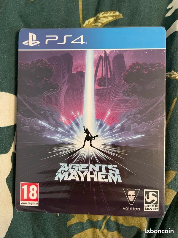Agents of mayhem édition steelbook ps4 (image 1)