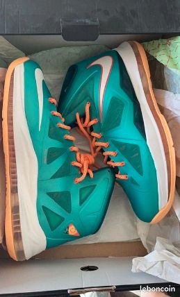 Nike LeBron 10 “Miami Dolphins” – 2013 – Taille 43 EU (US