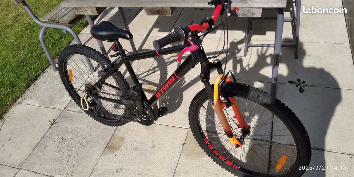 14 Pouces Velo Enfant 1m30 Vélo Enfant 7-12 Ans B'twin Rockrider