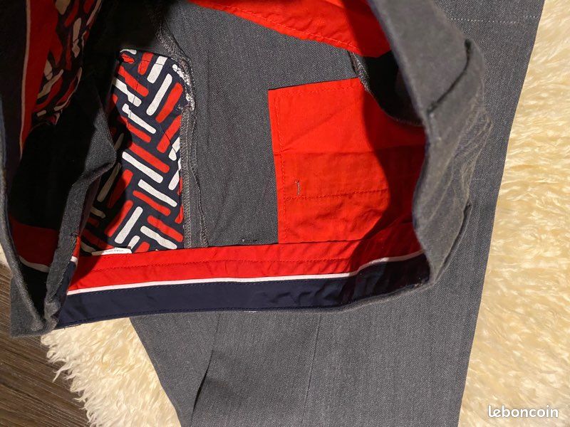 Pantalon à pinces gris GOBERT - 44 (image 5)