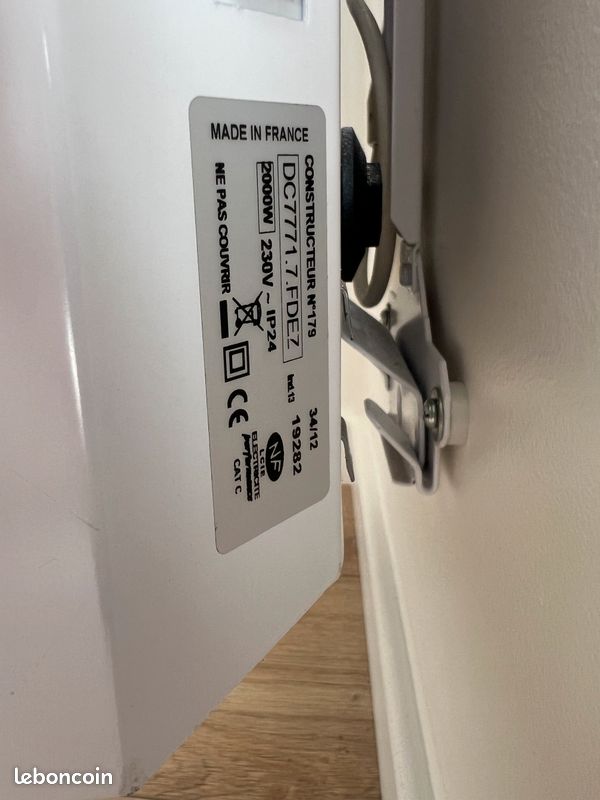 Radiateur NOIROT CALIDOU Vertical 2000W (image 3)