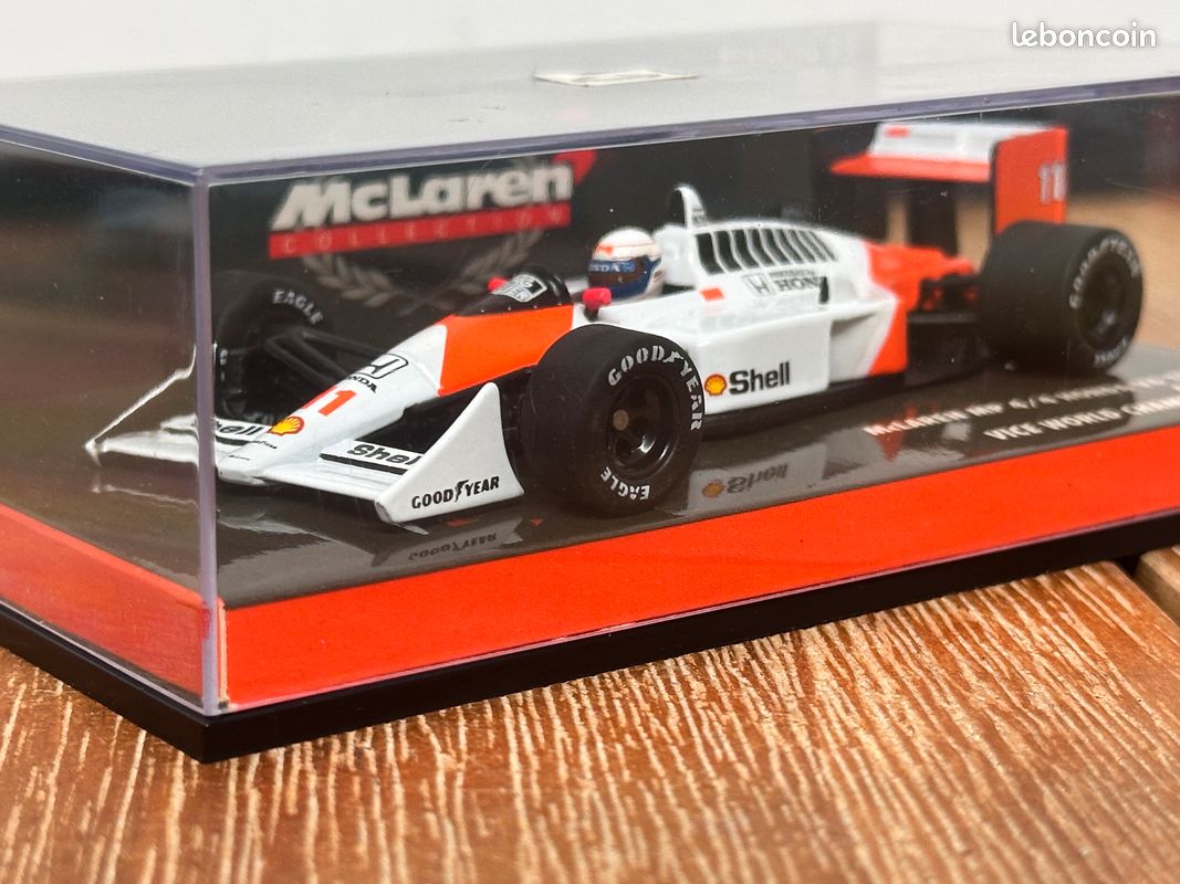 Minichamps 1/43 - McLaren MP 4/4 Honda V6 Turbo - Alain Prost - Vice Champion 1988 (image 3)