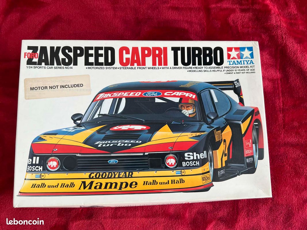 Tamiya 24376 1:24 Ford Zakspeed Capri Turbo MAMPE – Model Making Kit, Plastic Construction Kit, Hobbies, DIY, Collage, Model Making Kit, Plastic Model Making