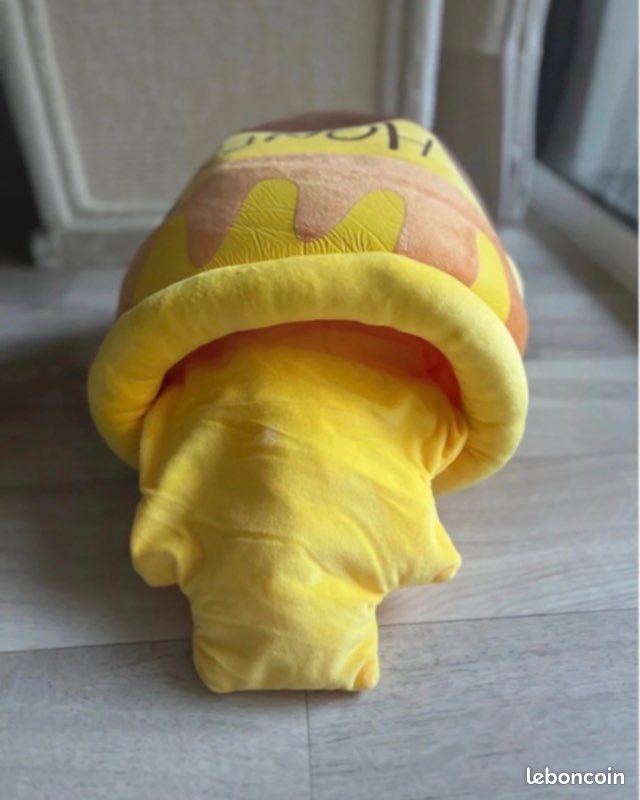 Niche / Couchage en peluche Pot de miel “Honey” pour chat ou petit chien – Neuf (image 3)