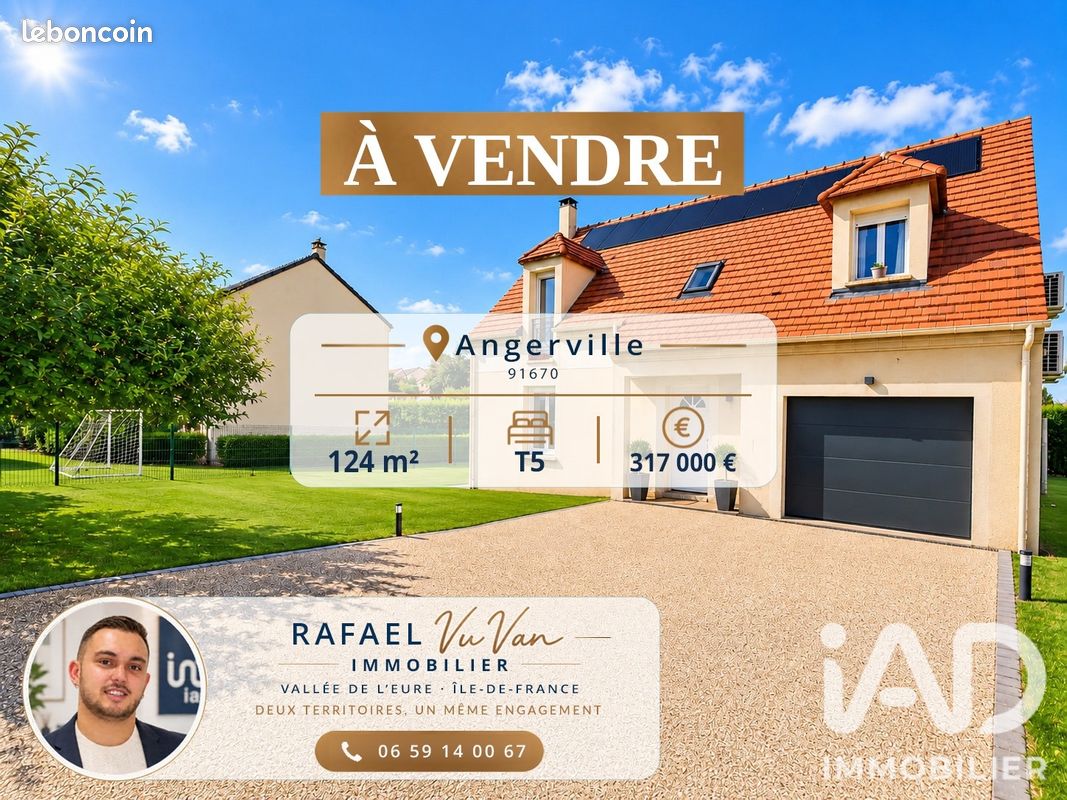 Maison 5 pièces 124 m² · à Angerville · 124 m² · 317 000 €