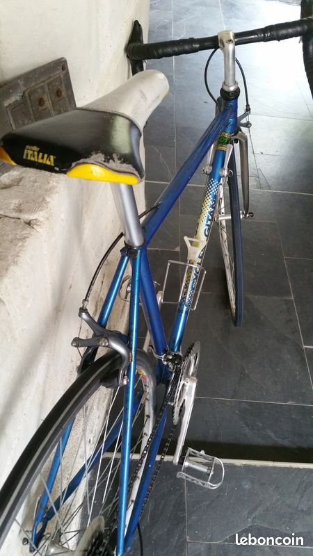 Paire de leviers frein velo fixie/tradi acier argent
