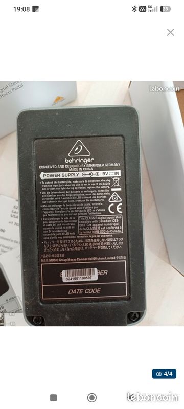 Pédale Behringer DR600 (image 4)